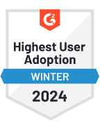 G2 Highest User Adoption - Worksuite