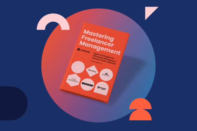 featured image - worksuite new ebook - mastering freelancer management guide