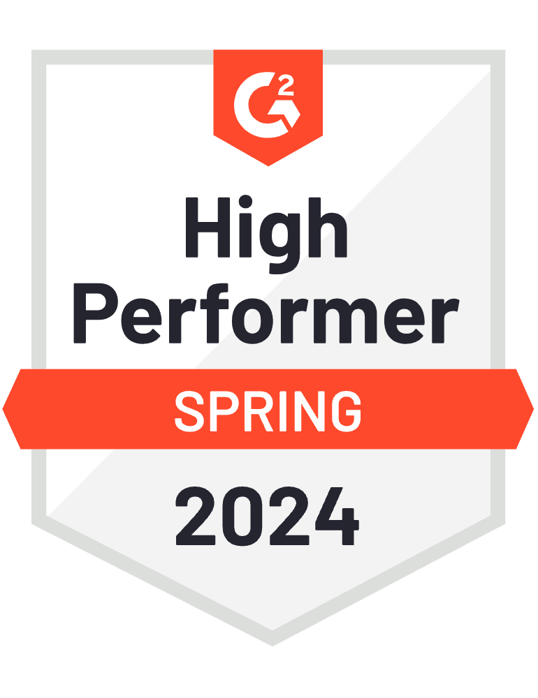 G2 badge - Worksuite best freelance platform - spring 2024