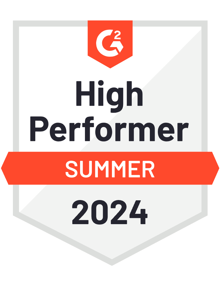 G2 High Performer - Summer 2024 - Worksuite Badge